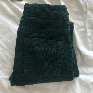 Boys Green corduroy pants